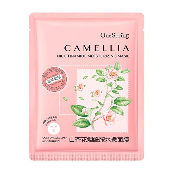 One Spring collagen sheet mask with nicotinamide and plant extracts. (76507)